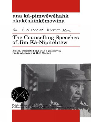 cover image of The Counselling Speeches of Jim Ka-Nipitehtew
